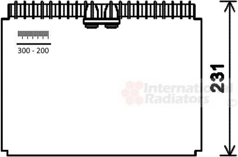 VAN WEZEL Испаритель, кондиционер 4300V610